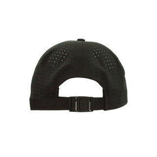 Flexfit Delta Black Perforated Cap with Adjustable Fit