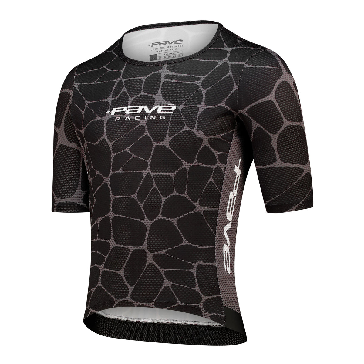 Puncheur SS Jersey — Grey Black — on mannequin