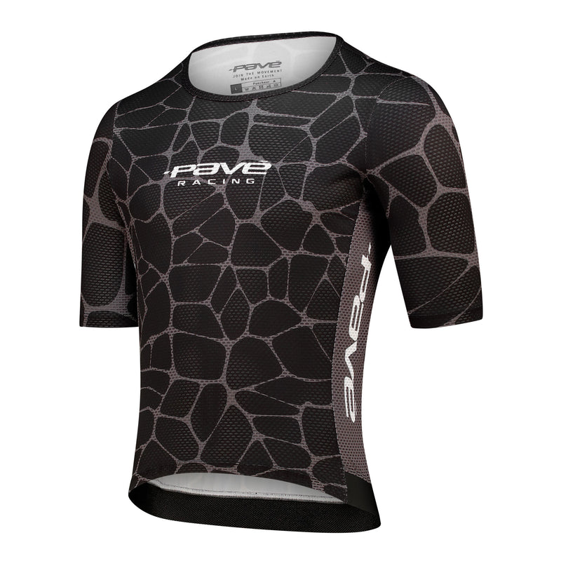 Puncheur SS Jersey — Grey Black — on mannequin
