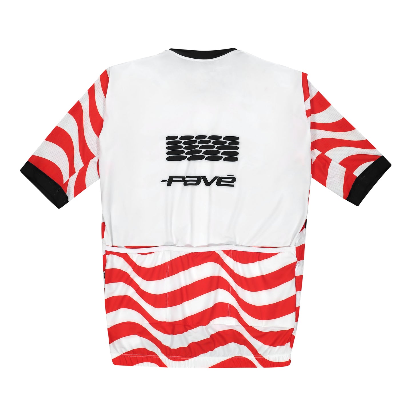 Puncheur SS Jersey — Wave Print — flat lay